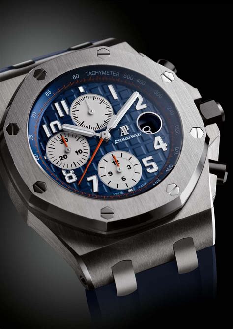 audemars piguet cinturino blu|Royal Oak Offshore .